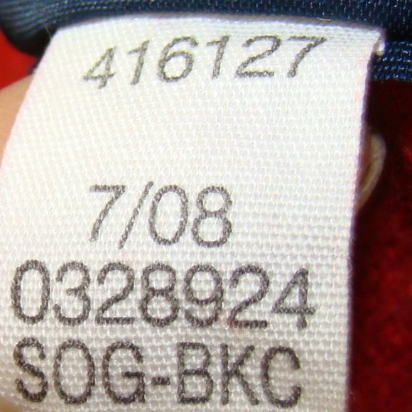 Tommy Hilfiger Men's Red Crewneck Raglan Sweater Embroidered Flag Logo XXL 2008 - Picture 9 of 9